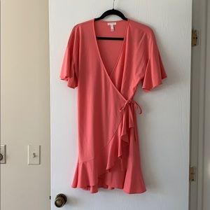 Nordstrom Ruffle Wrap-Dress
